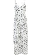 Fleur Du Mal Bias Star Print Jumpsuit - White