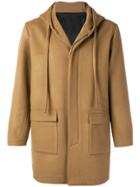 Leqarant Hooded Coat - Brown