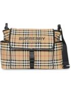 Burberry Kids Vintage Logo Print Changing Bag - Neutrals