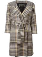 Etro Checked Belted Coat