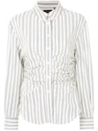 Isabel Marant - Striped Shirt - Women - Silk/cotton/cupro - 38, Blue, Silk/cotton/cupro