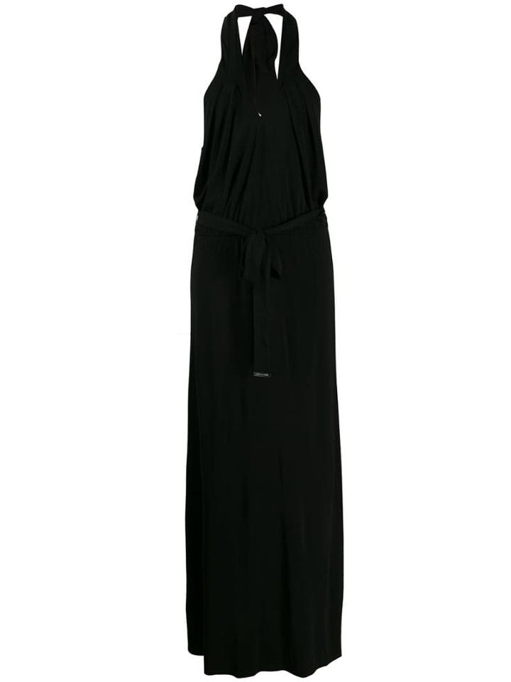 Michael Michael Kors Halterneck Maxi Dress - Black