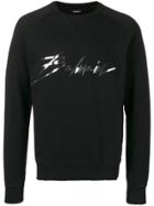 Balmain Foiled Signature Logo Sweatshirt - Black