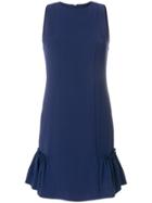 Michael Michael Kors Ruffled Mini Dress - Blue