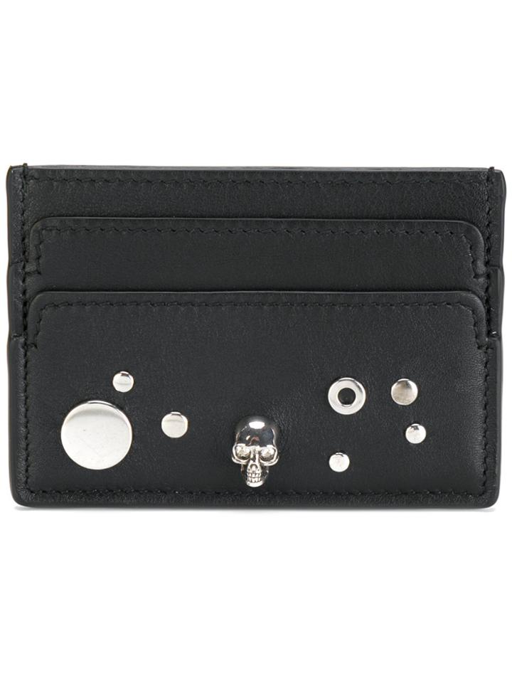 Alexander Mcqueen Skull Card Holder - Black