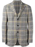 Gabriele Pasini Checked Blazer, Men's, Size: 48, Cotton/wool/nylon
