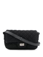 Chanel Vintage 2008's Knitted Shoulder Bag - Black