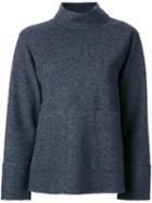 Astraet Overlay Detail Sweatshirt, Women's, Grey, Nylon/wool