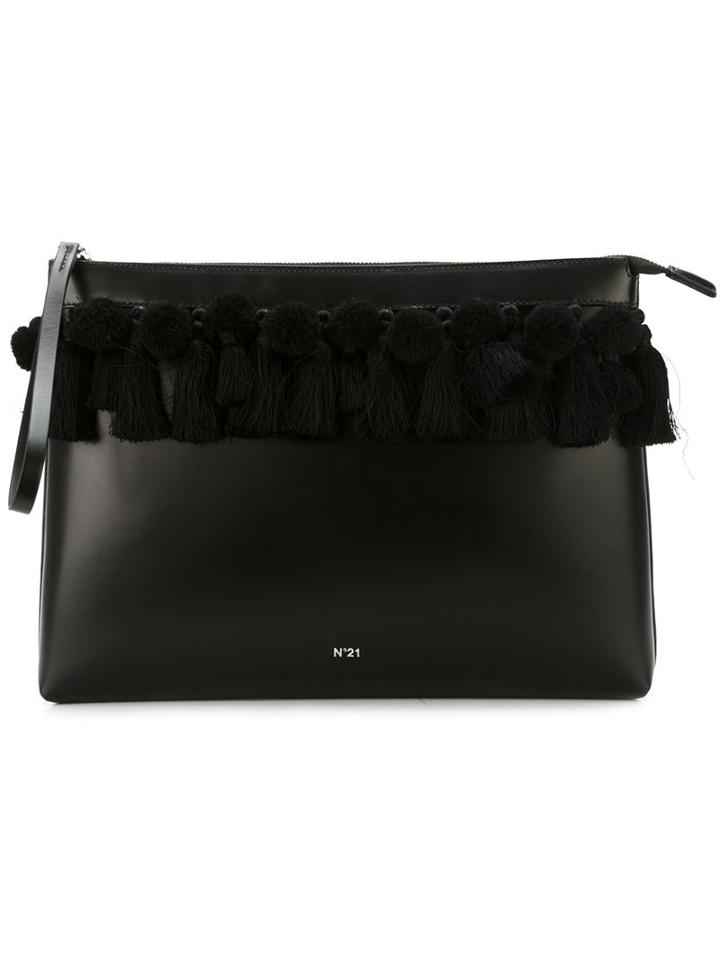 No21 Pompom Tassel Clutch Bag