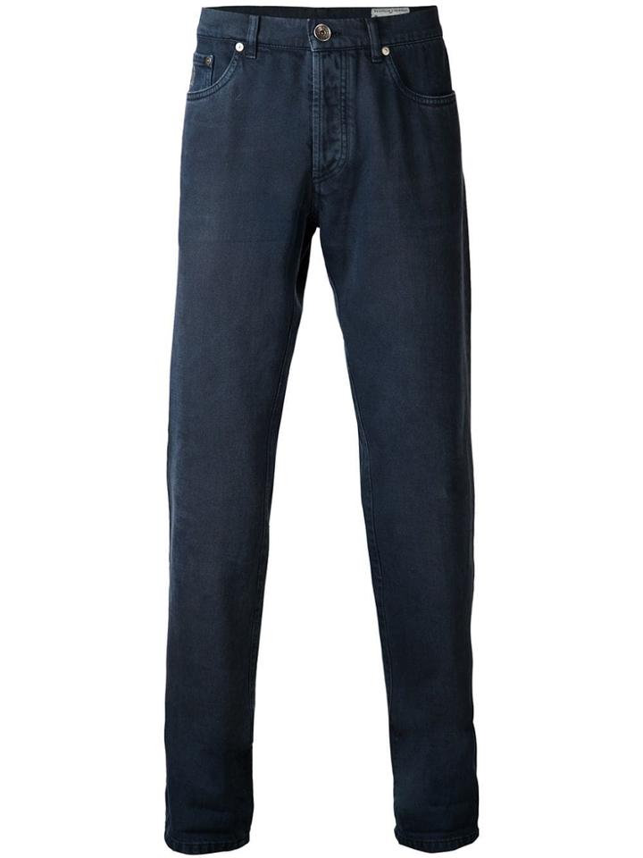 Brunello Cucinelli Regular Fit Jeans - Blue