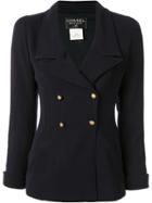 Chanel Pre-owned 1996 Double-breasted Jacket - Blue