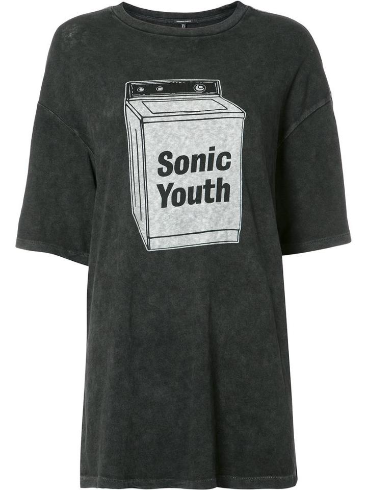 R13 Oversize T-shirt, Women's, Size: Xs, Black, Cotton/polyurethane