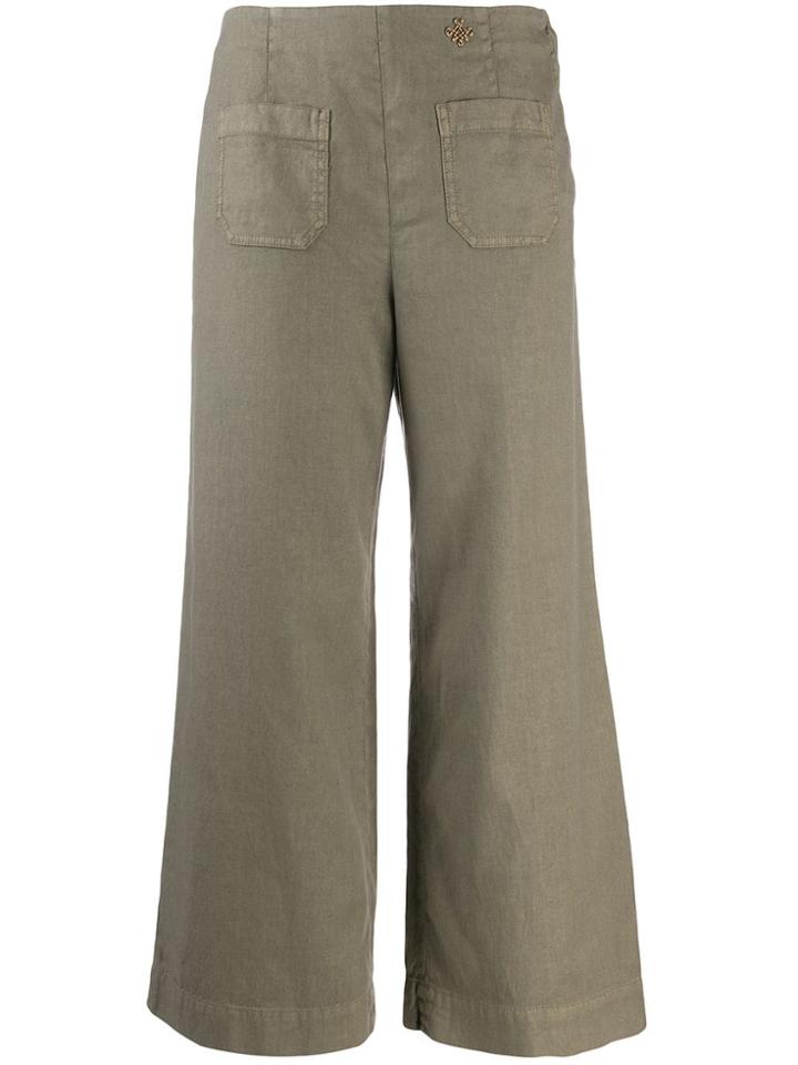 Mr & Mrs Italy Cropped Trousers - Green