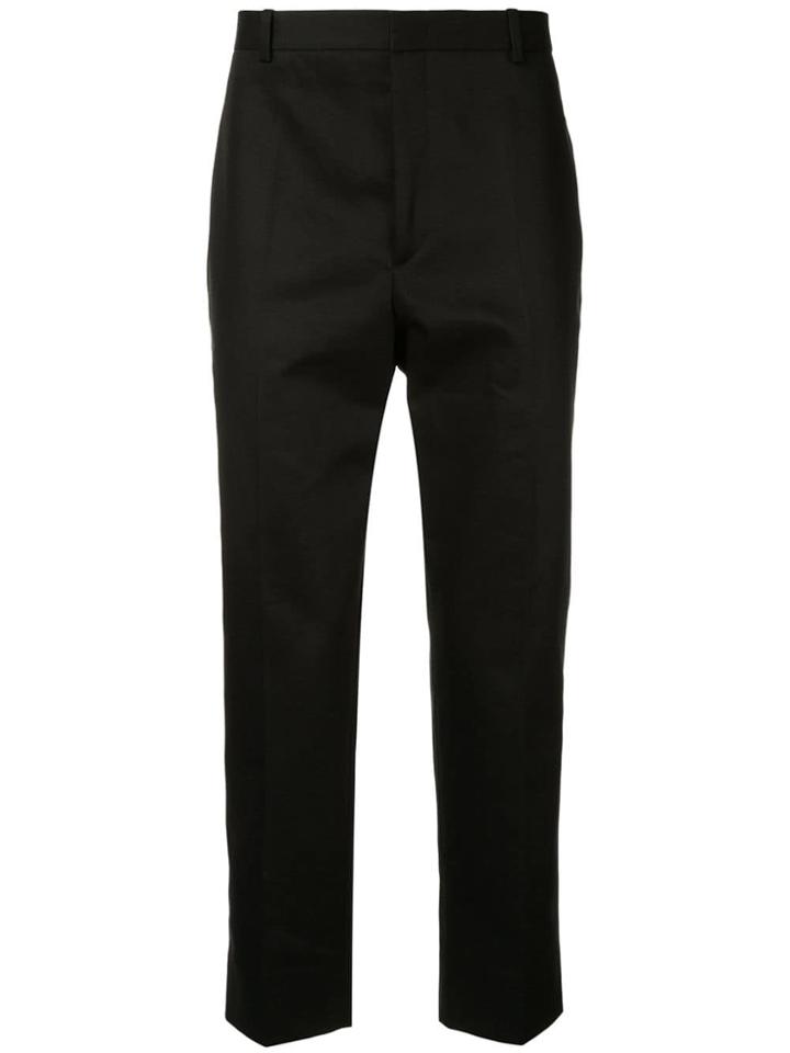 Jil Sander Smart Cropped Trousers - Black