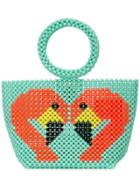 Delduca Swan Mini Bag - Green