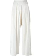 Isabel Benenato Pleated Cropped Trousers