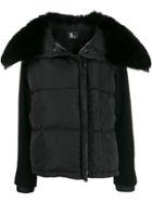 Moncler Grenoble Fur Collar Jacket - Black