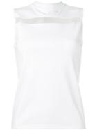 Guild Prime - Cut-detail Blouse - Women - Nylon/polyester/polyurethane/rayon - 34, White, Nylon/polyester/polyurethane/rayon