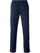 Msgm Elasticated Waist Trousers, Men's, Size: 46, Blue, Cotton/spandex/elastane