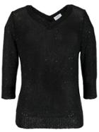 Snobby Sheep Sequin Embellished Jumper - Black