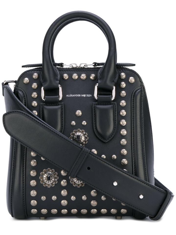 Alexander Mcqueen - Heroine Tote - Women - Leather - One Size, Black, Leather