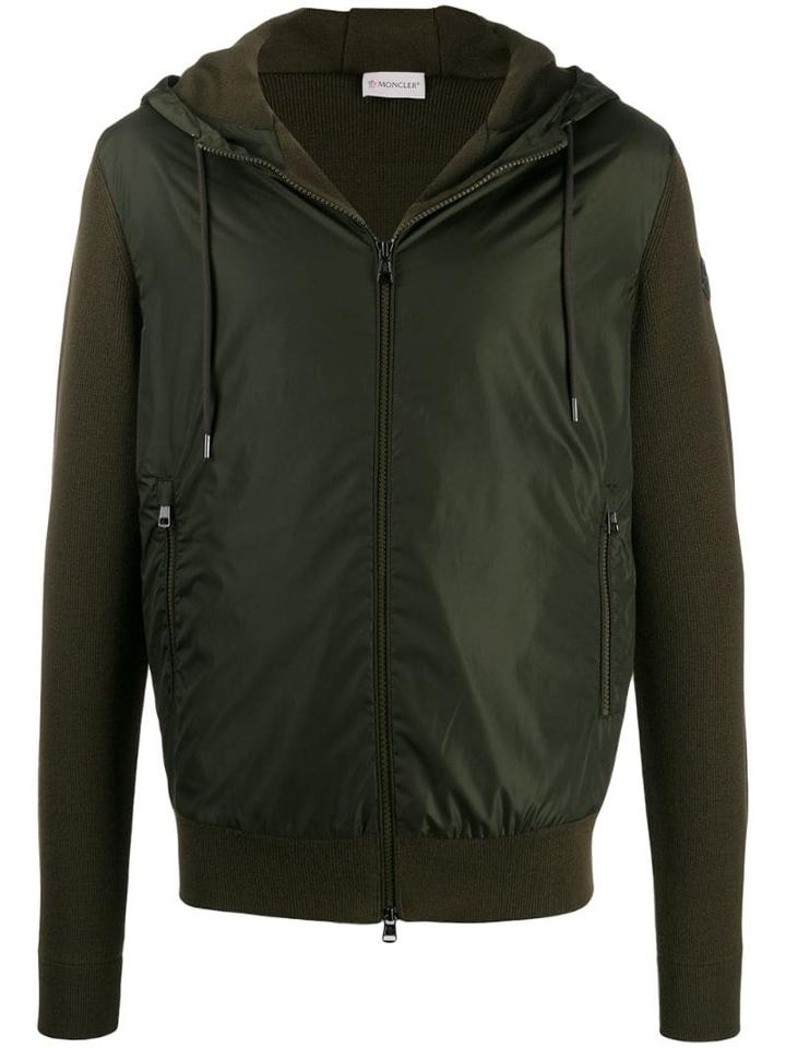 Moncler Maglione Tricot Hooded Cardigan - Green