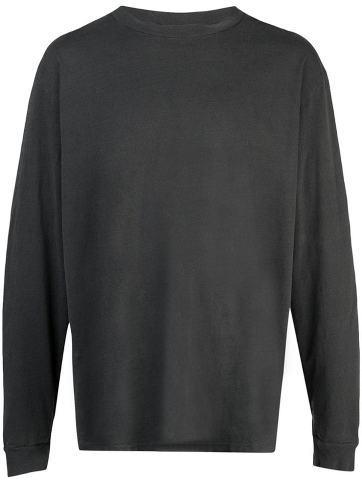John Elliott Plain Longsleeved T-shirt - Grey