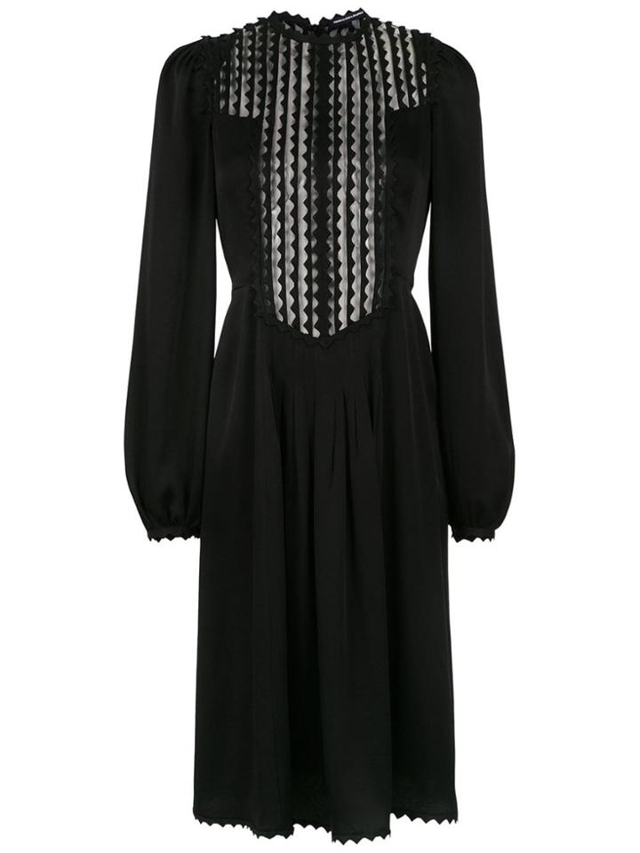Reinaldo Lourenço Long Sleeved Mid Dress - Black