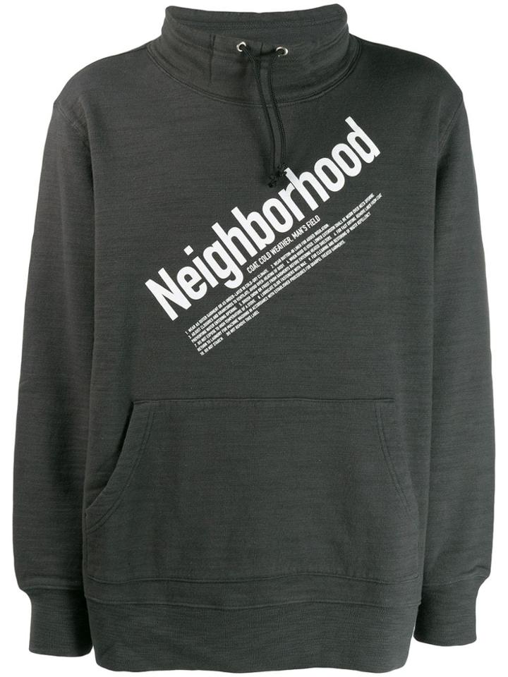 Neighborhood Contrast Logo Jumper - Grey