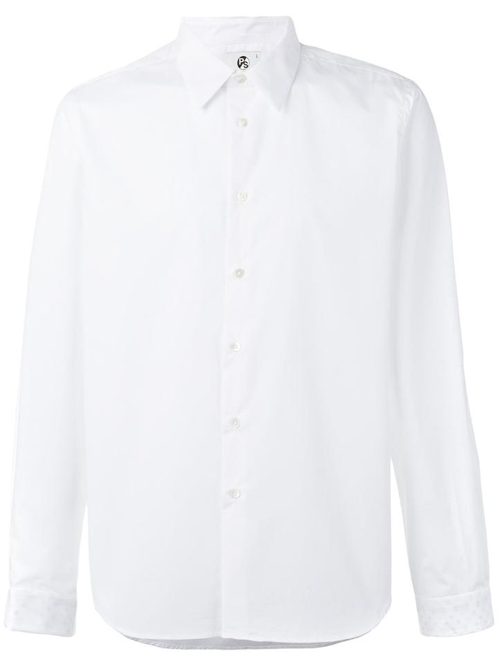 Ps By Paul Smith Classic Shirt, Men's, Size: Large, White, Cotton