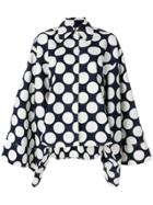A.w.a.k.e. Polka Dot Blouse - Blue