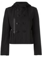 Y-3 Double Breasted Jacket, Women's, Size: Medium, Black, Cotton/polyamide/polyester