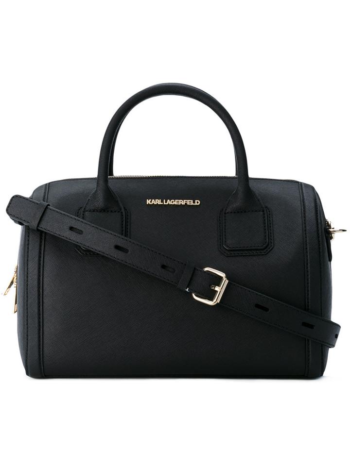 Karl Lagerfeld - Classic Tote - Women - Leather - One Size, Black, Leather
