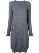 Erika Cavallini Contrast Sleeve Knitted Dress