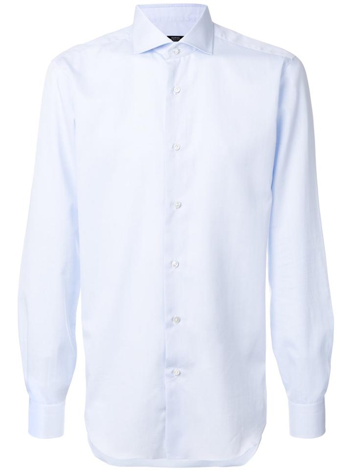 Barba French Cuff Shirt - Blue