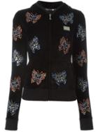Philipp Plein Embellished Butterfly Hoodie