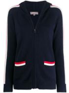 N.peal Knitted Zip Hoodie - Blue