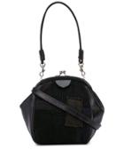Y's Small Panelled Purse Bag - Black