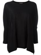 N.peal Flared Sweatshirt - Black