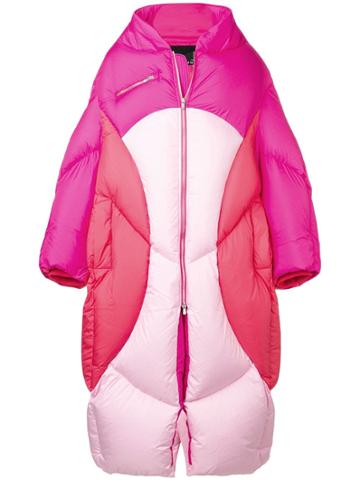 Cheng Peng Oversized Padded Coat - Pink