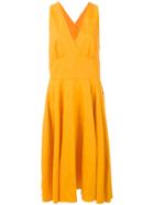 Yves Saint Laurent Vintage Mid-length Dress - Yellow & Orange
