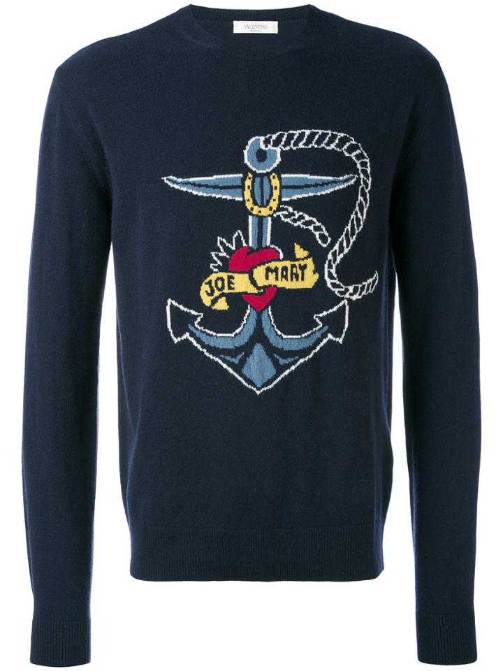 Valentino Nautical Jumper - Blue
