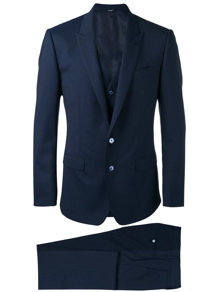 Dolce & Gabbana Formal Three-piece Suit - Blue