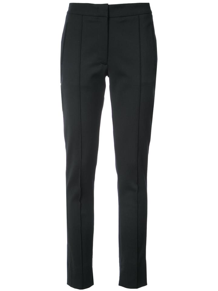 Derek Lam Slim Trouser With Inside Zipper - Black
