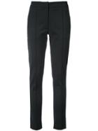 Derek Lam Slim Trouser With Inside Zipper - Black