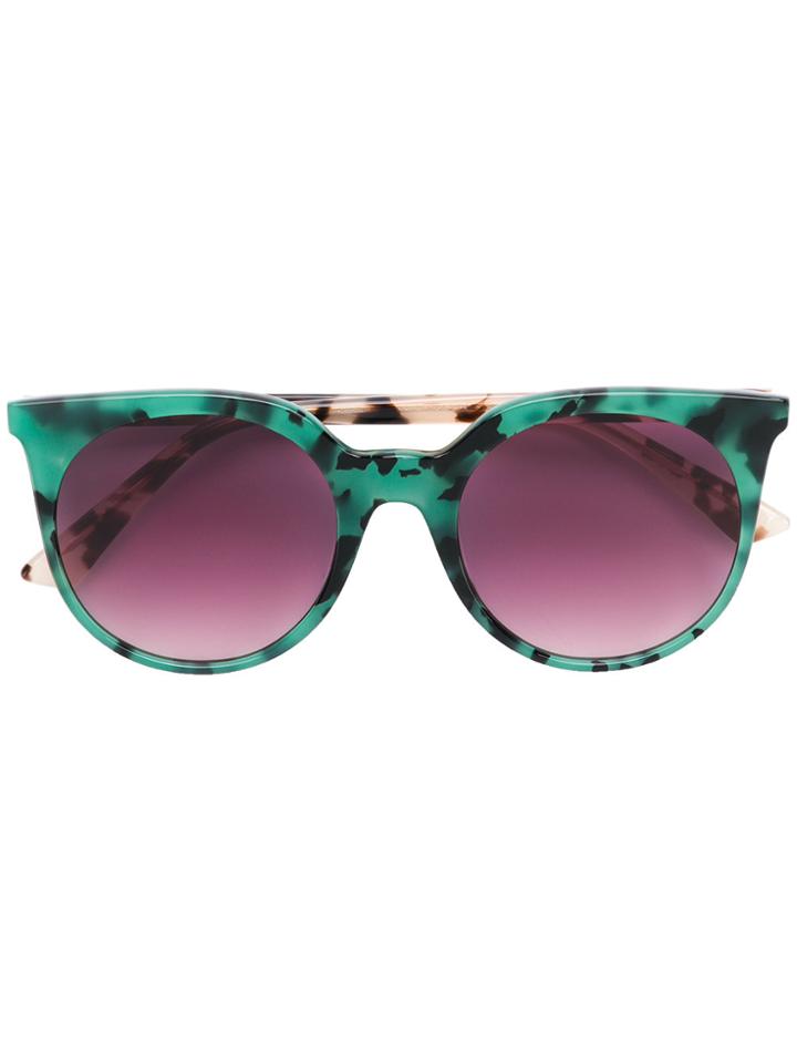Mcq By Alexander Mcqueen Eyewear Round-frame Sunglasses - Green