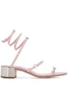 René Caovilla Cleo My Love 40 Sandals - Pink