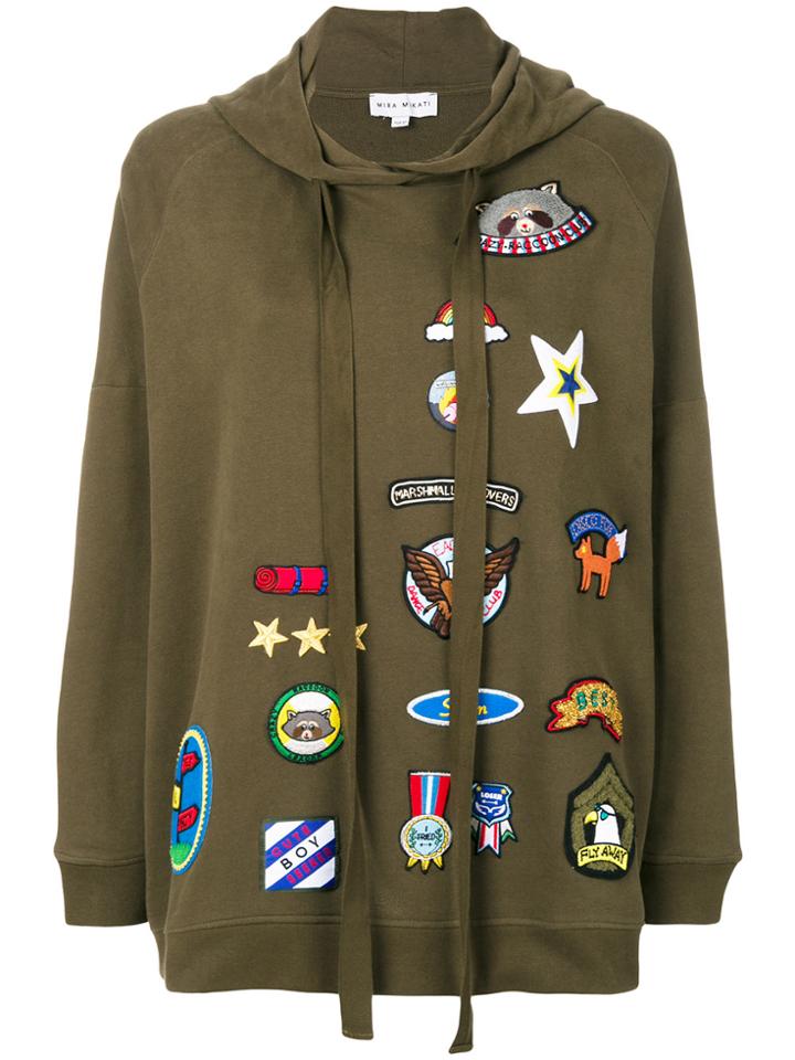 Mira Mikati Patch Hoodie - Green
