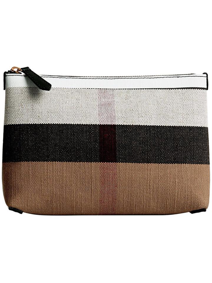 Burberry Medium Check Zip Pouch - Multicolour