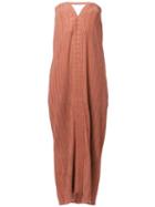 Kitx 'pleat Scrunch Corset' Dress, Women's, Size: 8, Brown, Silk